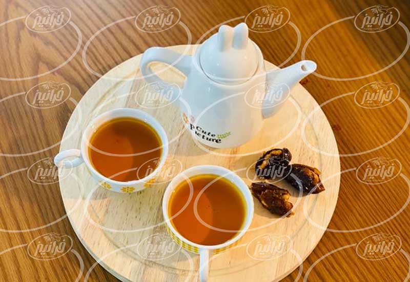 فروش چای زعفران خوش طعم در شمال ایران