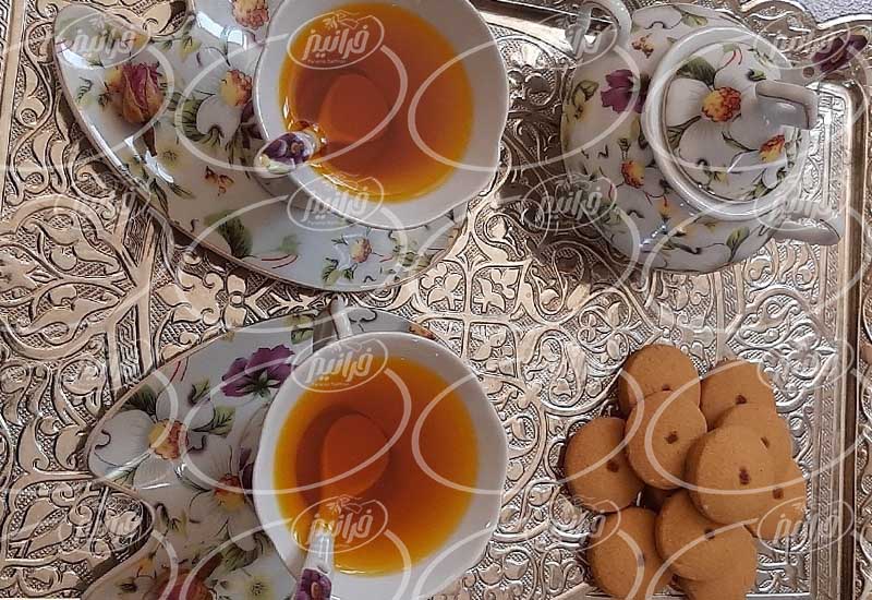 فروش چای زعفران خوش طعم در شمال ایران